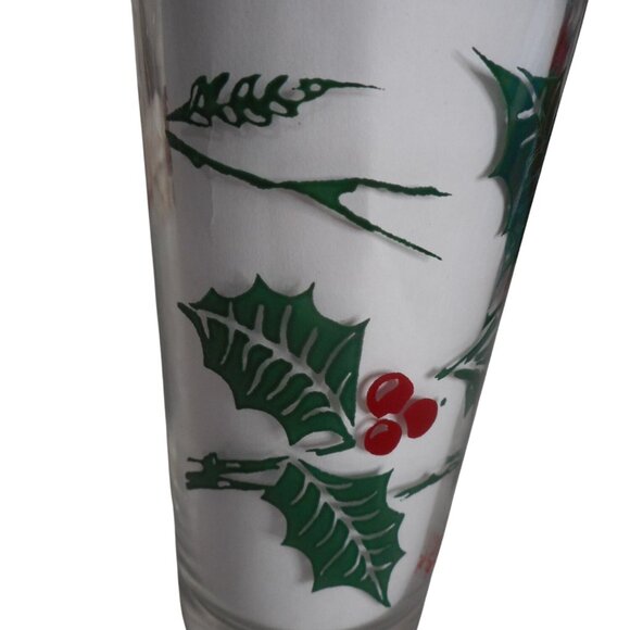 MCM Peanut Butter Drinking Juice Glass Tumbler Holly Estate find 5" #11 - Picture 6 of 6